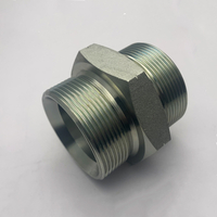 Conector hidráulico 1B BSP MACHO DOBLE PARA ASIENTO 60 ° SELLO ADHERIDO